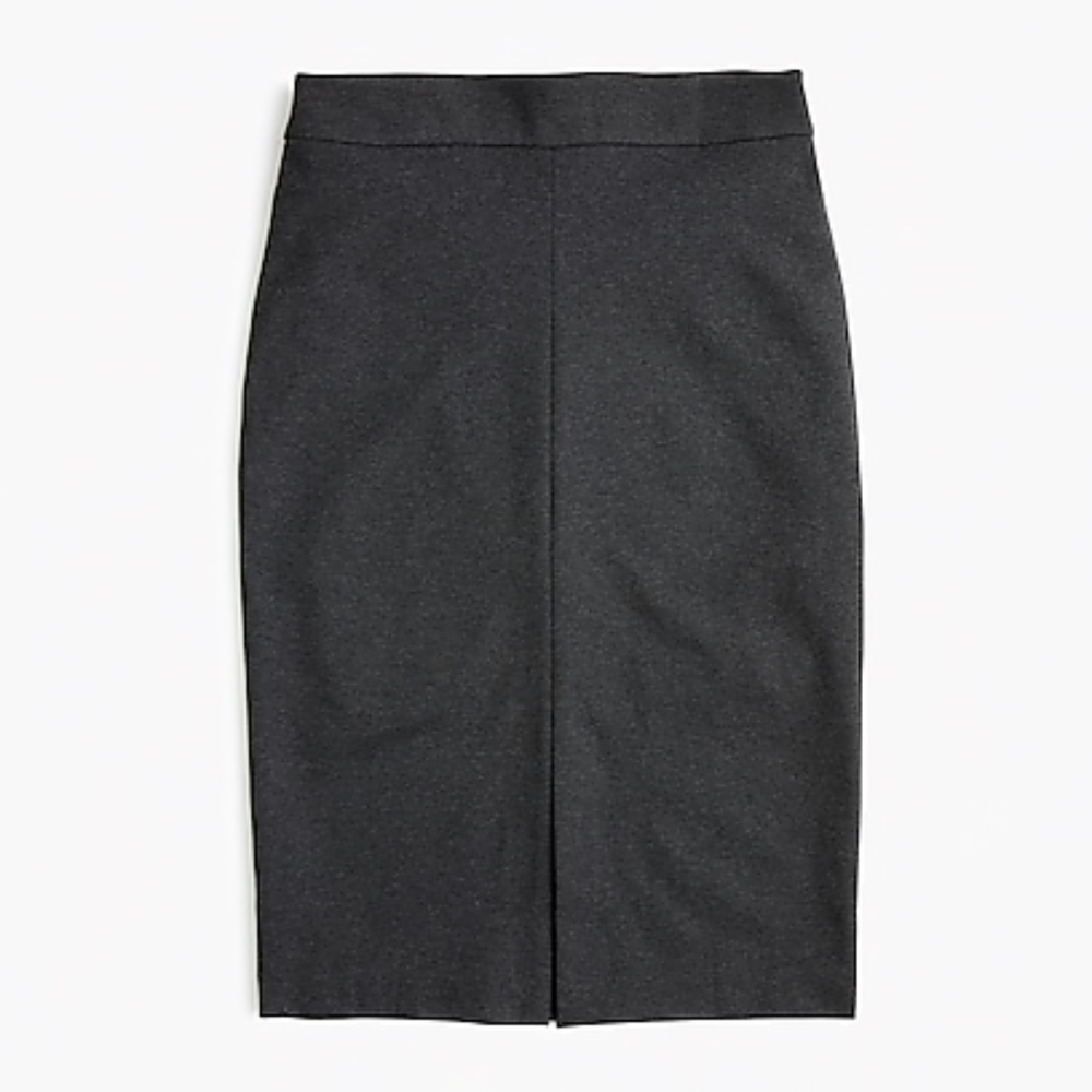 J. Crew Dark Charcoal Pencil Skirt